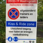 Routing en bebording op en rond het sportpark