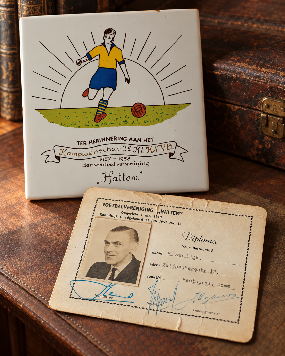 Bijzondere zoldervondst brengt stukje Hattem-historie terug! 💛💙