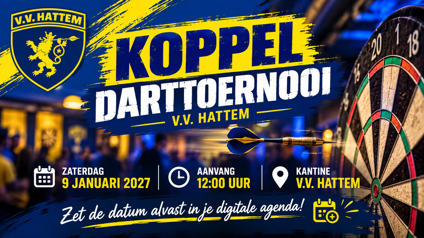 🎯 Koppeldarttoernooi 2027