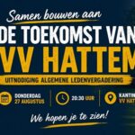 Uitnodiging ingelaste Algemene Ledenvergadering VV Hattem