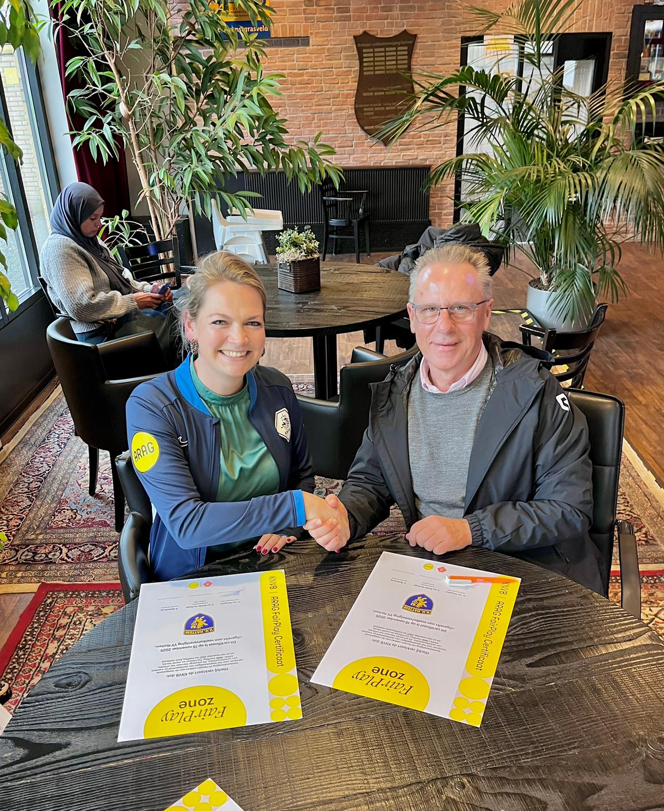v.v. Hattem behaalt KNVB/ARAG FairPlay-certificering met twee sterren